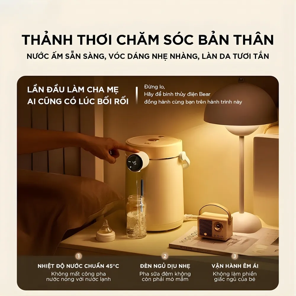 Bình Thuỷ Điện Bear Ewb-5H30C60 3L 18 Bình Thuỷ Điện Bear 3L Ewb-5H30C60