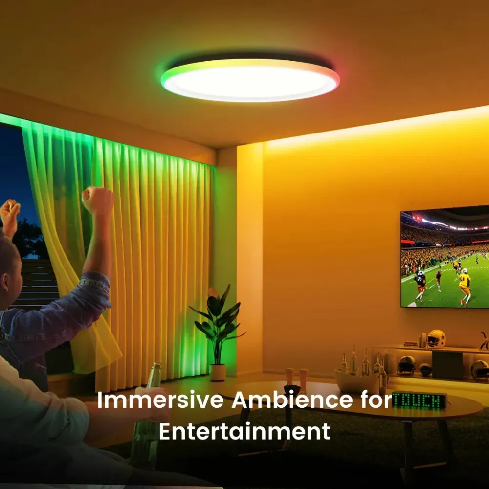 Đèn Ốp Trần Thông Minh Yeelight Rgb Mars C400 11 Đèn Ốp Trần Thông Minh Yeelight Rgb Mars C400 - Akia Smart Home