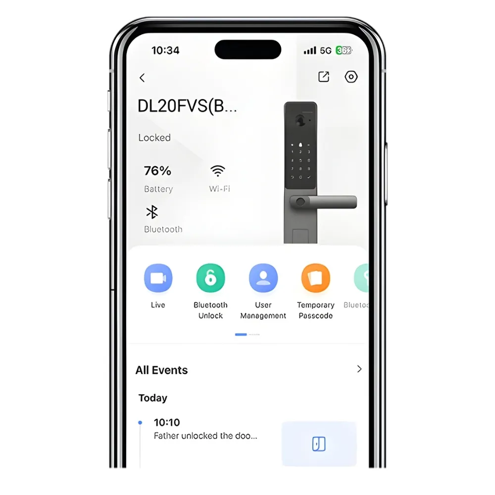 Khóa Cửa Nhận Diện Khuôn Mặt Ezviz Dl20Fvs Plus 16 Khóa Cửa Nhận Diện Khuôn Mặt Ezviz Dl20Fvs Plus