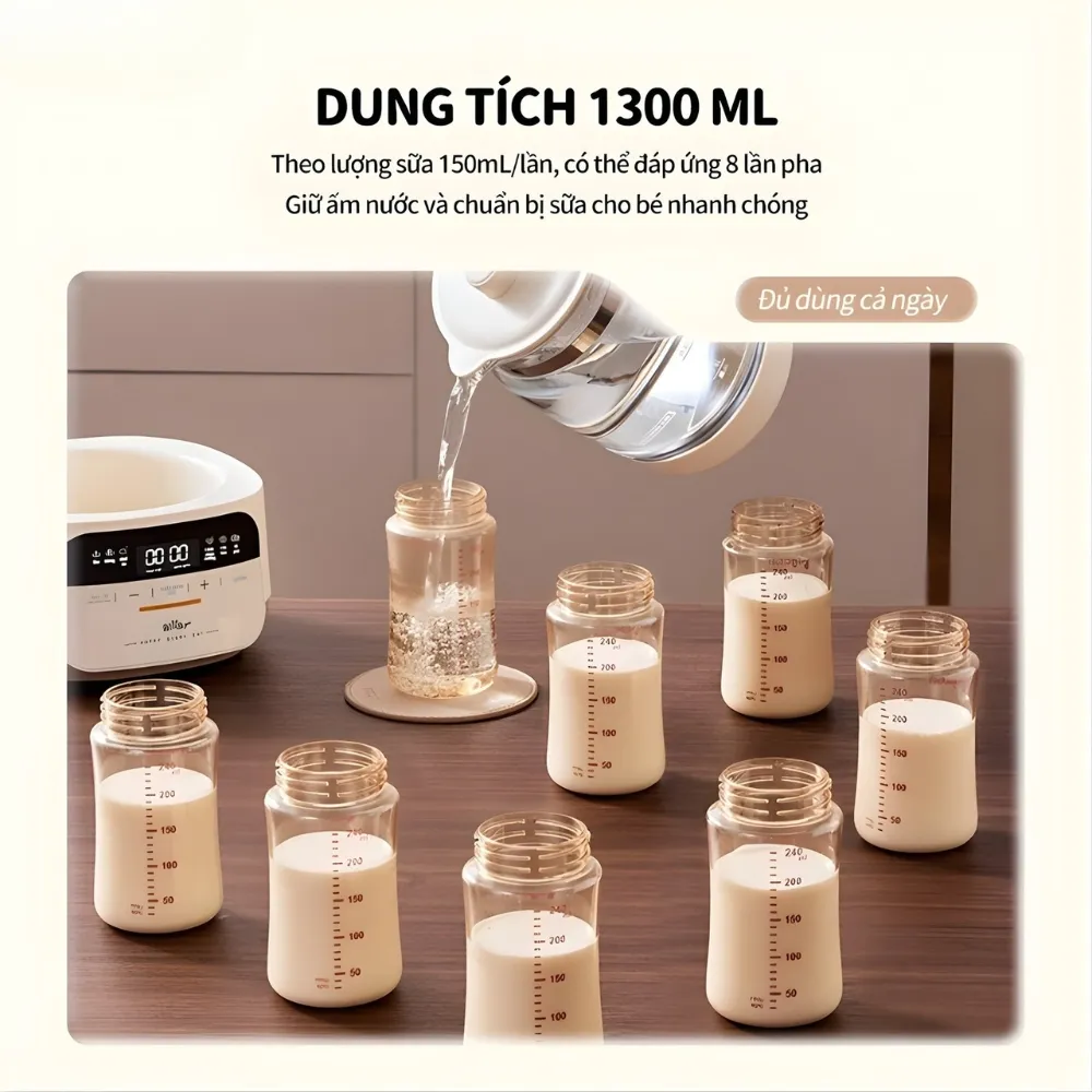 Máy Đun Nước Hâm Sữa Bear Ww-4H12W 14 Máy Đun Nước Hâm Sữa Bear Ww-4H12W - Akia Smart Home