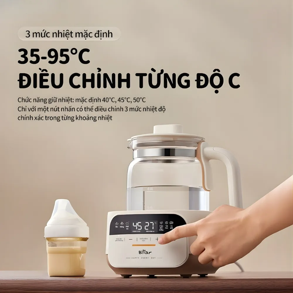 Máy Đun Nước Hâm Sữa Bear Ww-4H12W 12 Máy Đun Nước Hâm Sữa Bear Ww-4H12W - Akia Smart Home