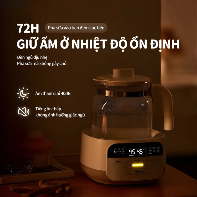 Máy Đun Nước Hâm Sữa Bear WW-4H12W | AKIA
