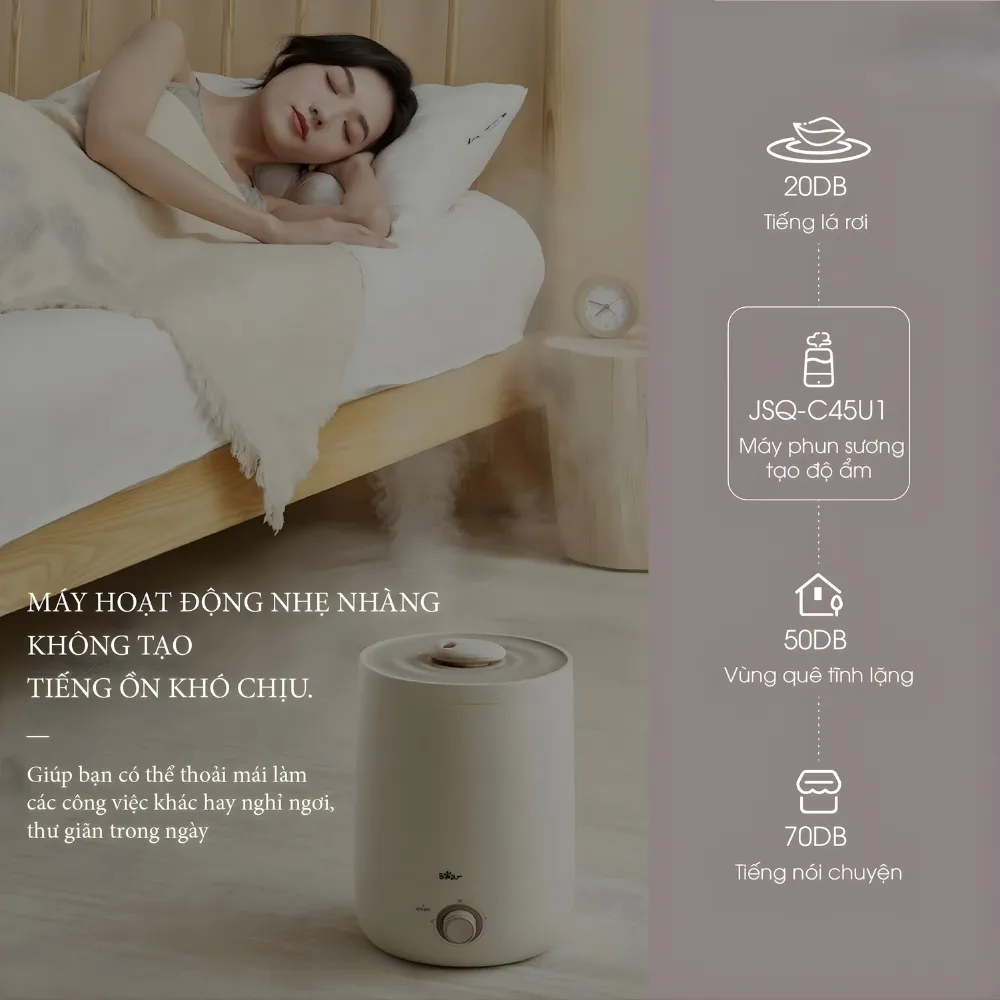 Máy Phun Sương Tạo Ẩm Bear Jsq-C45U1 11 Máy Phun Sương Tạo Ẩm Bear Jsq-C45U1 - Akia Smart Home
