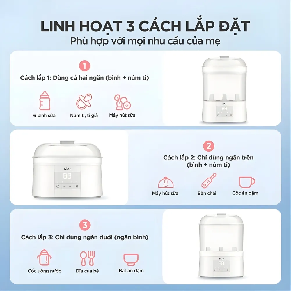 Máy Tiệt Trùng Bear St-5H05E26 13 Máy Tiệt Trùng Bear St-5H05E26