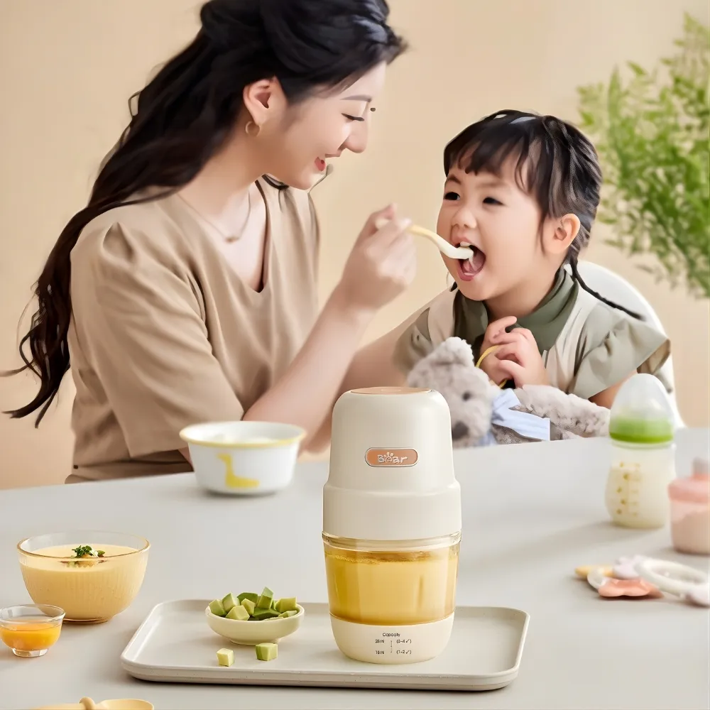 Máy Xay Đồ Ăn Dặm Bear 0.3L Ch-4H02S 6 Máy Xay Ăn Dặm Bear 0.3L Ch-4H02S