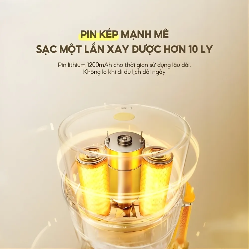 Máy Xay Sinh Tố Cầm Tay Bear 2 Cối Sb-Mx04K 10 Máy Xay Sinh Tố Cầm Tay Bear Sb-Mx04K