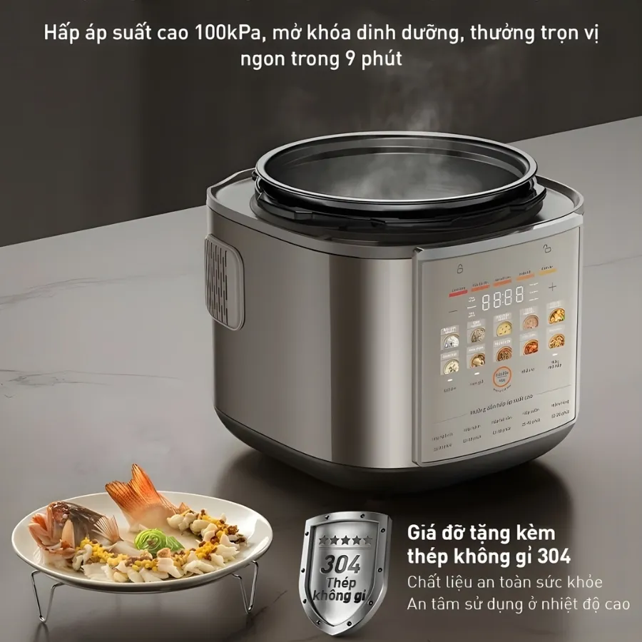 Nồi Cơm Áp Suất Điện Tử Joyoung 5150 16 Nồi Cơm Áp Suất Điện Tử Joyoung 5150