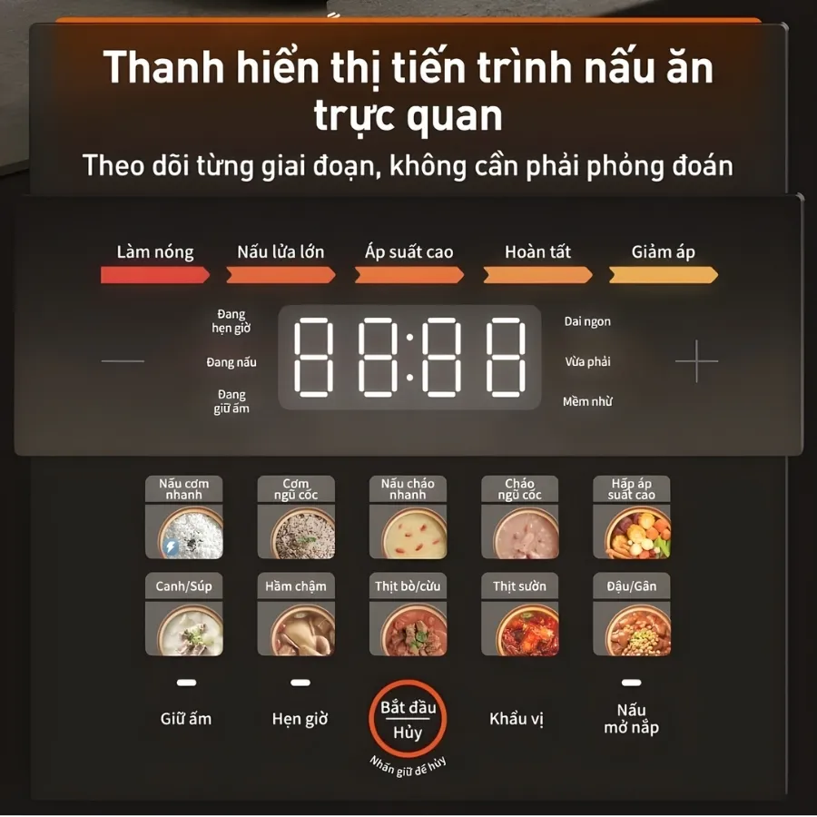 Nồi Cơm Áp Suất Điện Tử Joyoung 5150 23 Nồi Cơm Áp Suất Điện Tử Joyoung 5150