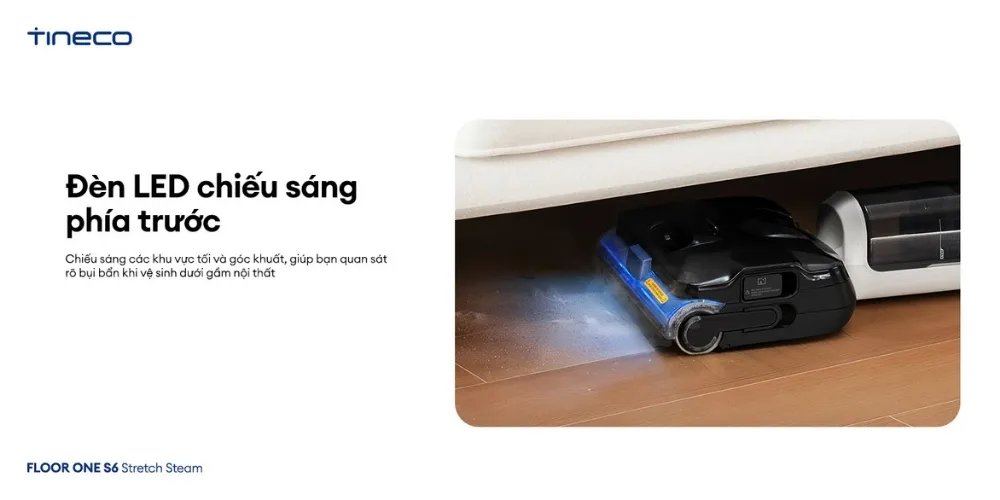 Máy Hút Bụi Lau Sàn Khô Ướt Tineco Floor One S6 Stretch Steam 21 Máy Hút Bụi Lau Sàn Khô Ướt Tineco Floor One S6 Stretch Steam - Akia Smart Home