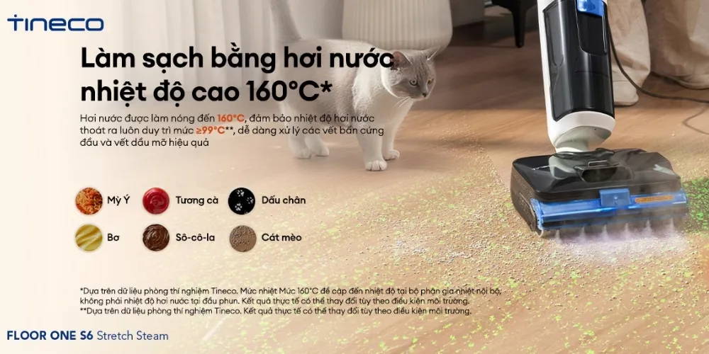 Máy Hút Bụi Lau Sàn Khô Ướt Tineco Floor One S6 Stretch Steam 14 Máy Hút Bụi Lau Sàn Khô Ướt Tineco Floor One S6 Stretch Steam - Akia Smart Home