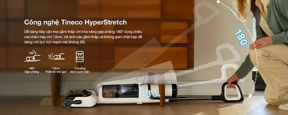 Máy Hút Bụi Lau Nhà Tineco S6 Stretch Pro 13 Máy Hút Bụi Lau Nhà Tineco S6 Stretch Pro - Akia Smart Home