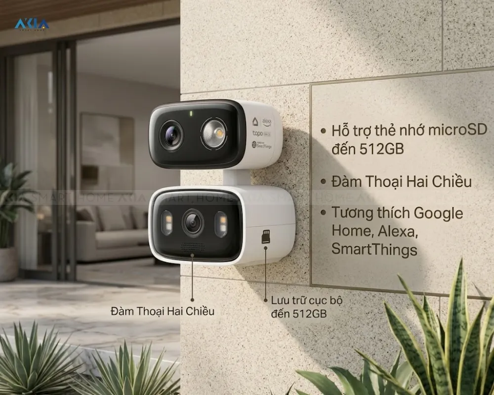 Camera Ngoài Trời Tp-Link Tapo C246D Quay Quét 2 Ống Kính 16 Camera Ngoài Trời Tp-Link Tapo C246D Quay Quét 2 Ống Kính - Akia Smart Home