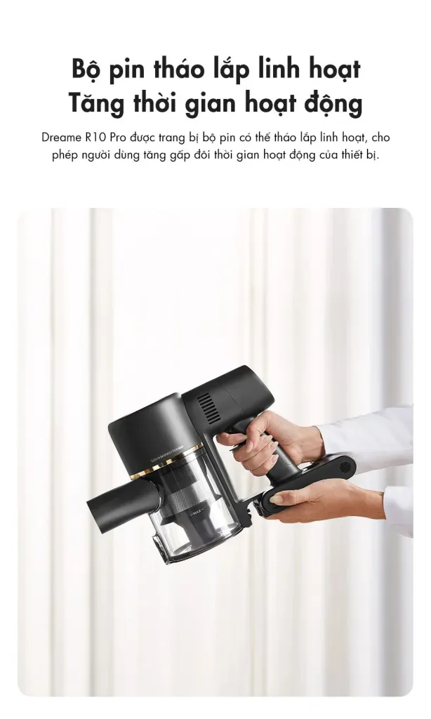 Máy Hút Bụi Cầm Tay Dreame R10 Pro 16 Máy Hút Bụi Cầm Tay Dreame R10 Pro