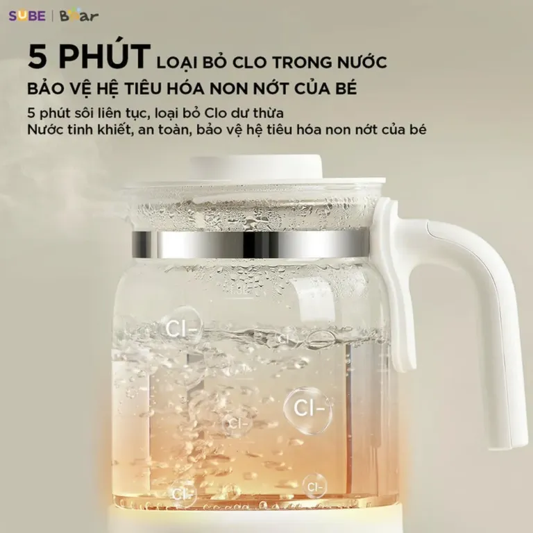 Máy đun nước và hâm sữa tiệt trùng Bear WW-5H12V78 | AKIA