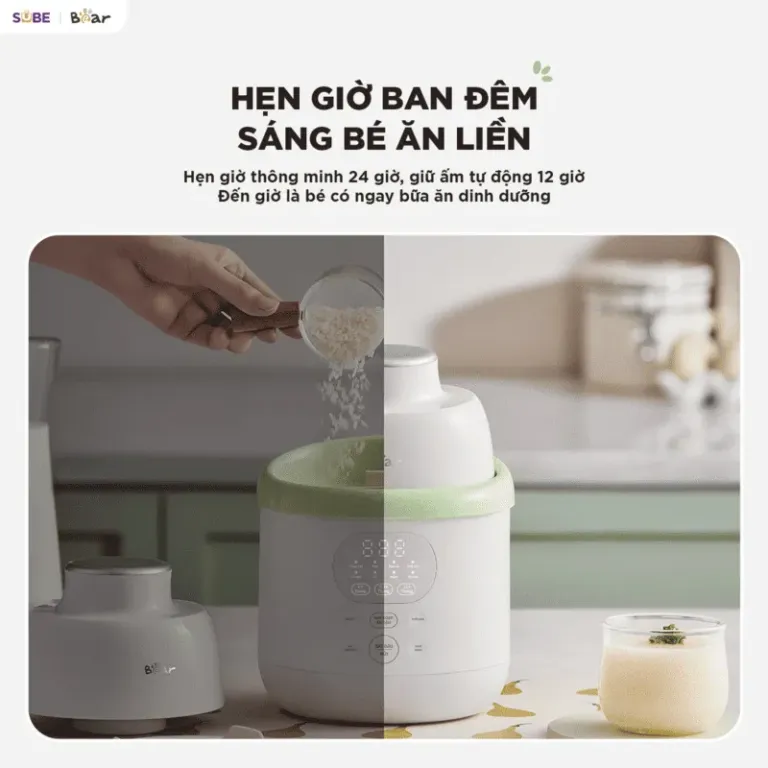 Máy xay nấu thức ăn 0.35L Bear BFM-045KN | AKIA