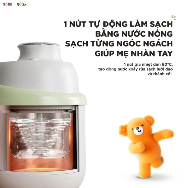 Máy xay nấu thức ăn 0.35L Bear BFM-045KN | AKIA