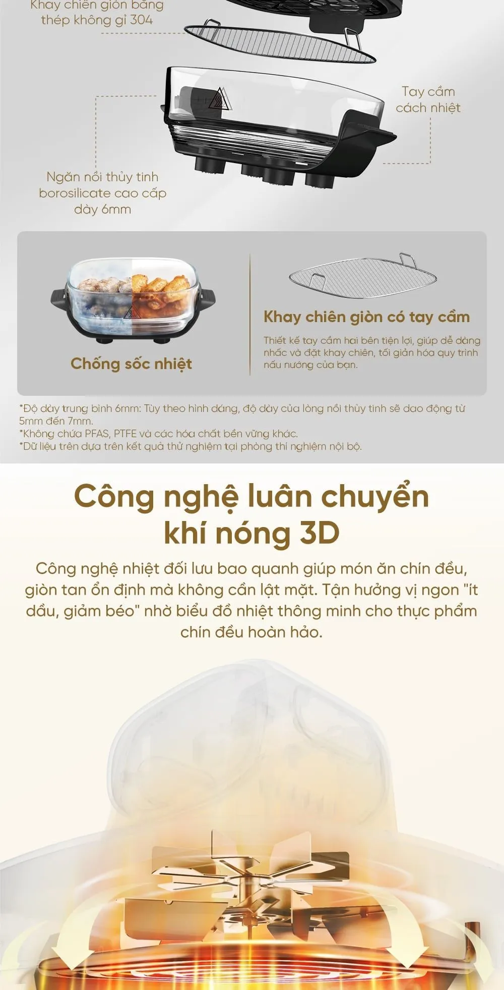 Nồi Chiên Không Dầu Dreame Pt60 17 Nồi Chiên Không Dầu Dreame Pt60