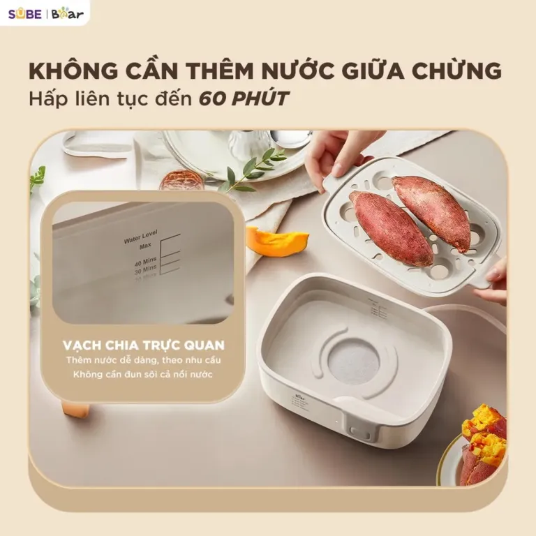 Nồi hấp Bear ECK-125NR | AKIA