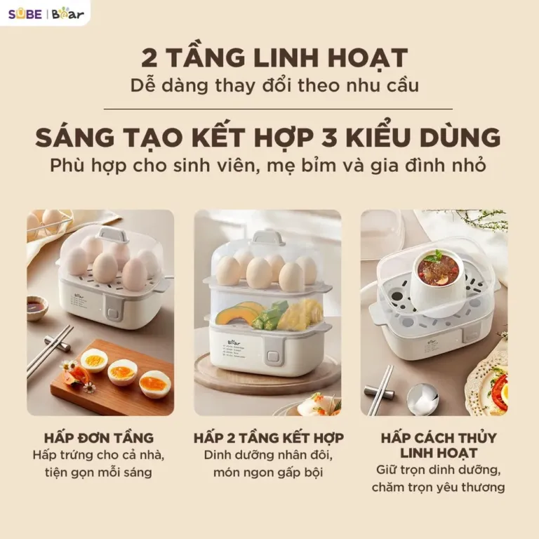 Nồi hấp Bear ECK-125NR | AKIA