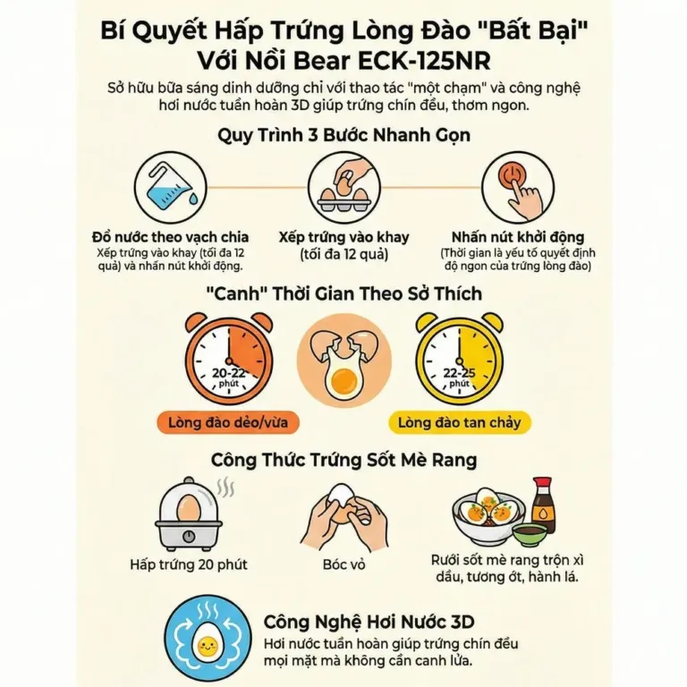 Nồi hấp Bear ECK-125NR | AKIA