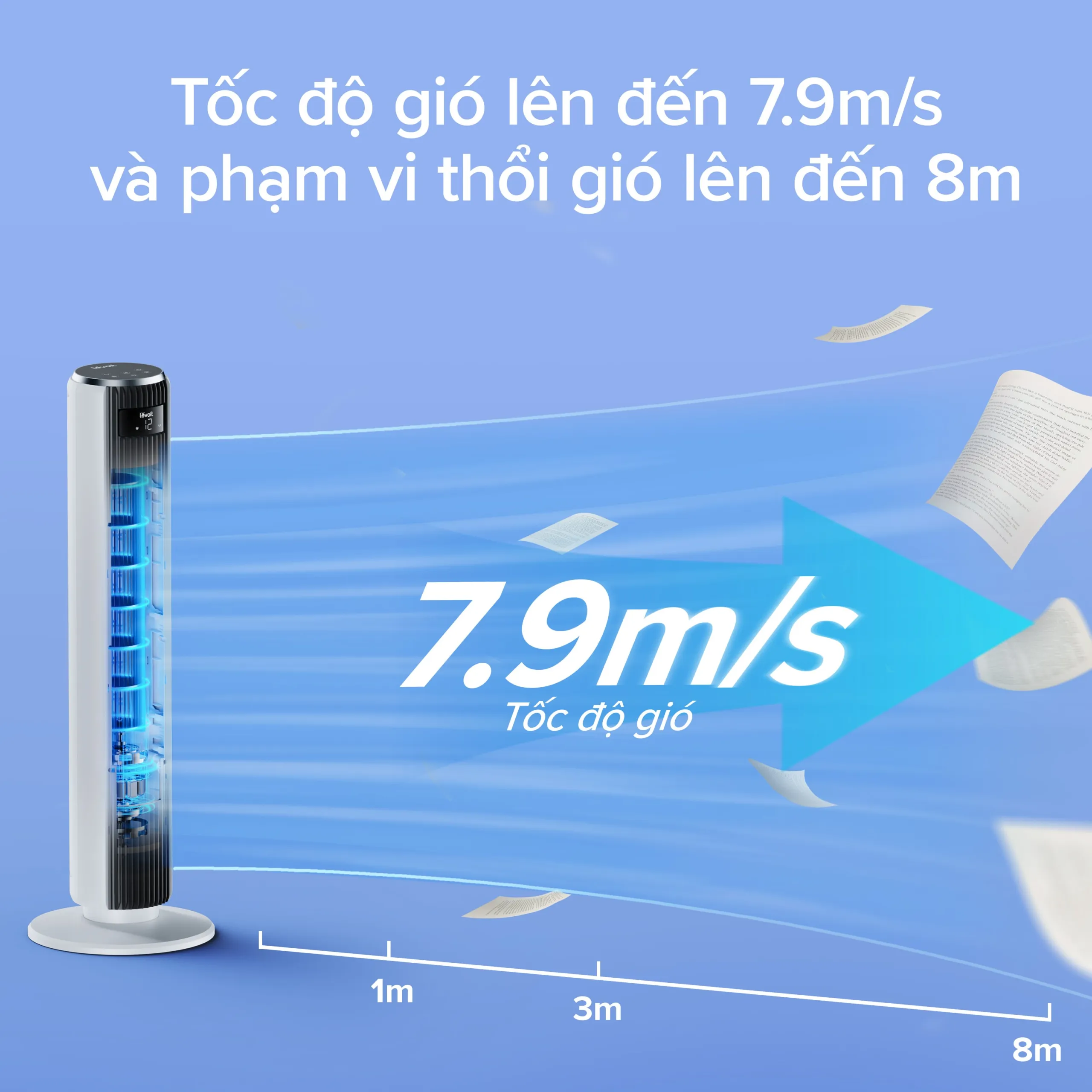 Quạt Tháp Điều Hòa Thông Minh Levoit 36 Inches 10 Quạt Tháp Điều Hòa Thông Minh Levoit 36 Inches - Akia Smart Home