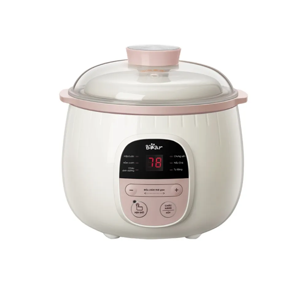 Nồi nấu chậm Bear SUBE001 – Hồng | AKIA