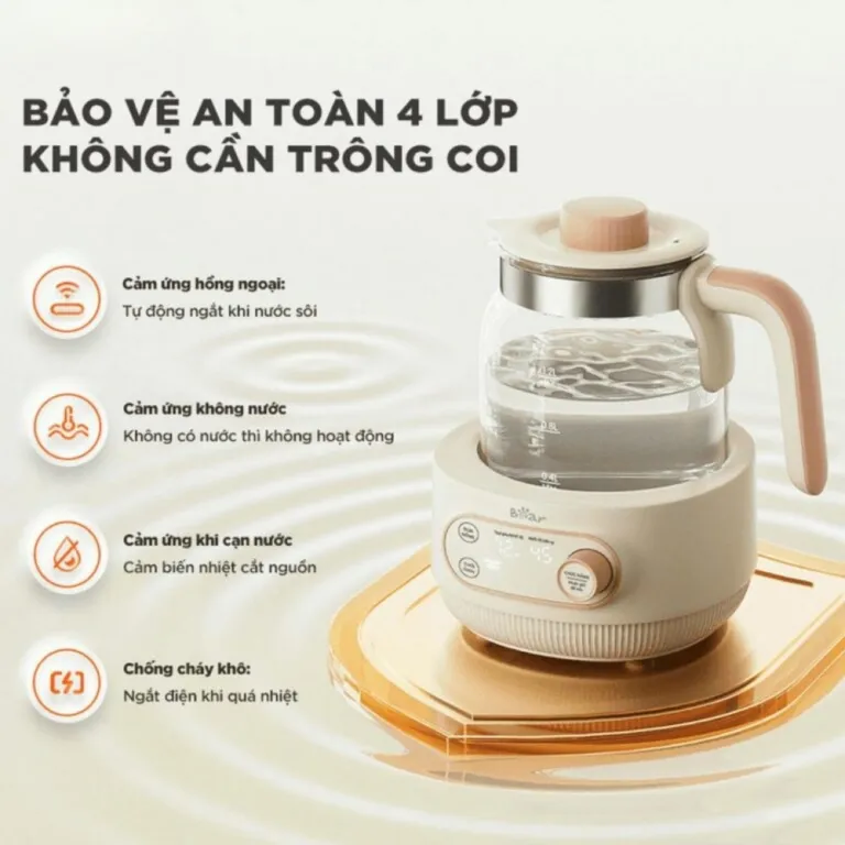 Máy hâm sữa Bear WW-4H12M | AKIA