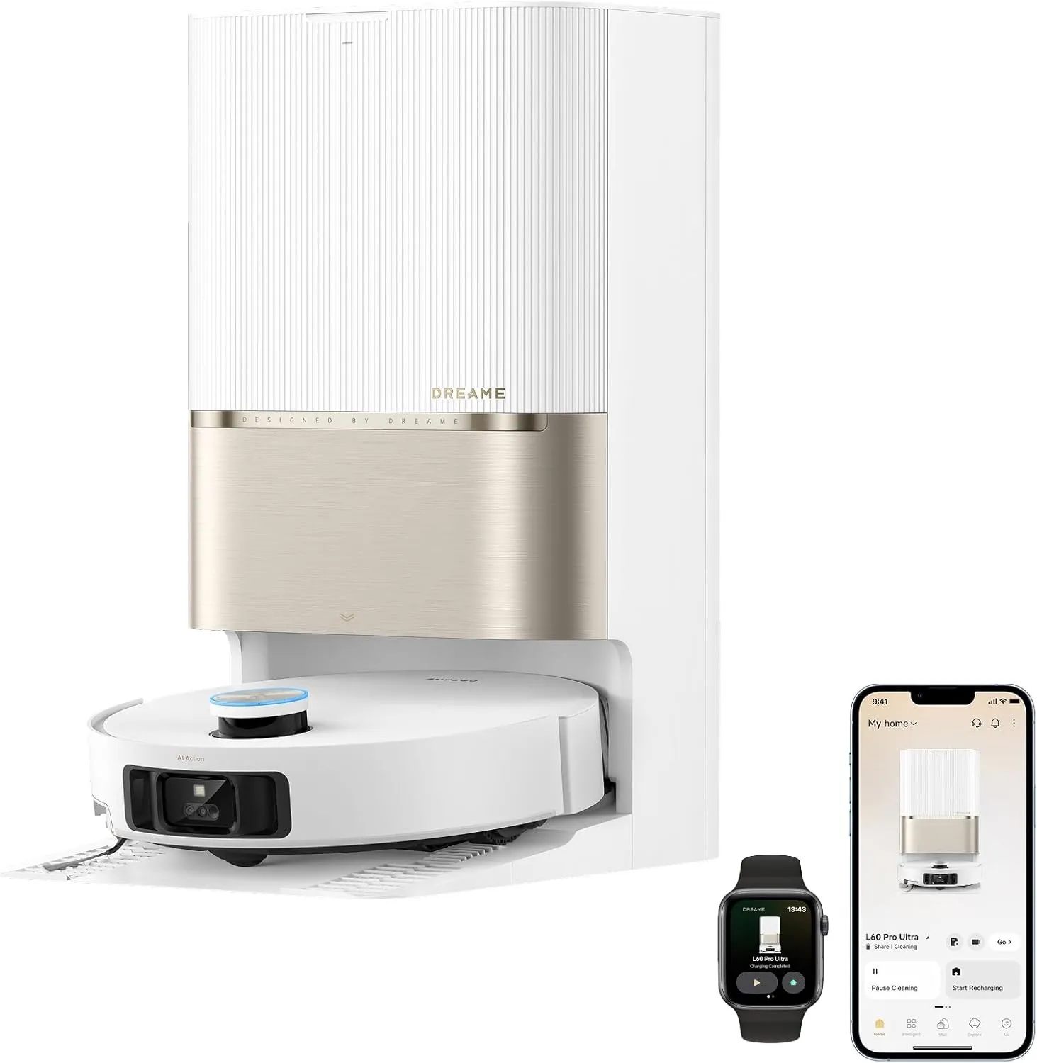 Robot hút bụi lau nhà Dreame L60 Pro Ultra | AKIA
