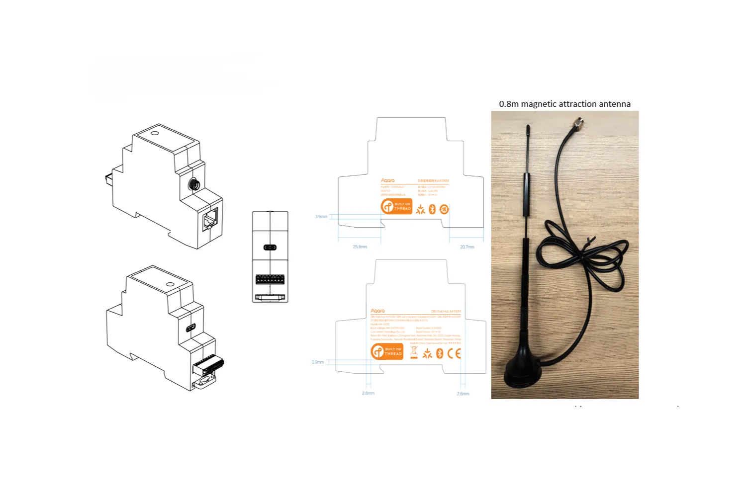 Bộ Điều Khiển Trung Tâm Aqara Hub Ax100M 16 Bộ Điều Khiển Trung Tâm Aqara Hub Ax100M - Akia Smart Home