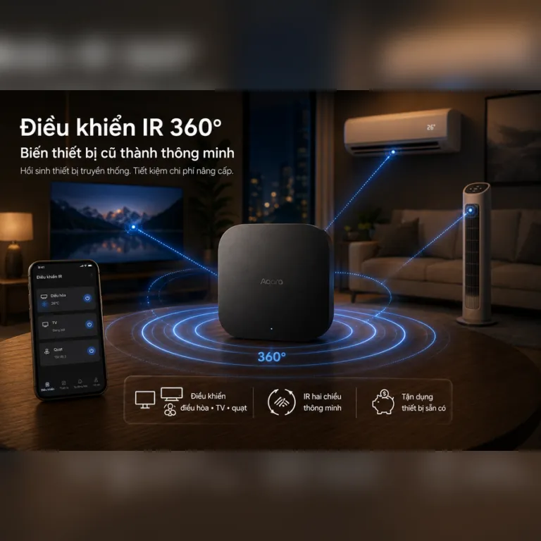 Bộ điều khiển trung tâm Aqara M300 - AKIA Smart Home