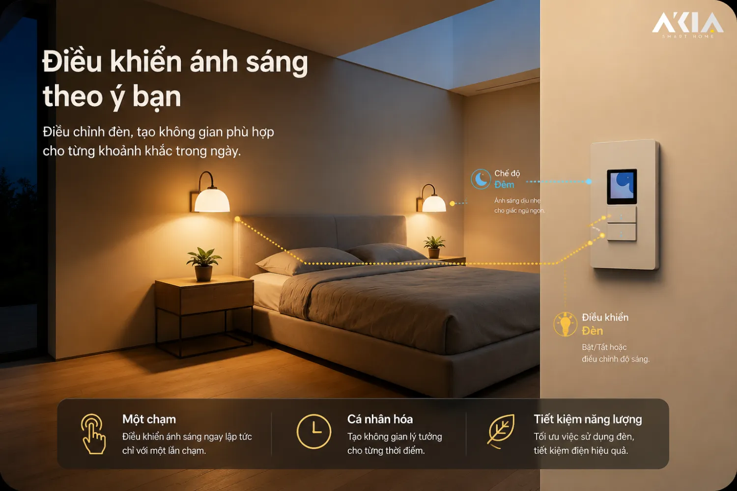 Công Tắc Chữ Nhật Màn Hình Aqara Presence Touchscreen Switch S100 Us 16 Công Tắc Aqara Presence Touchscreen Switch S100 Us - Akia Smart Home