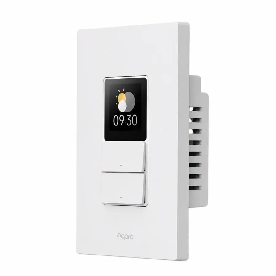 Công tắc chữ nhật màn hình Aqara Presence Touchscreen Switch S100 US | AKIA