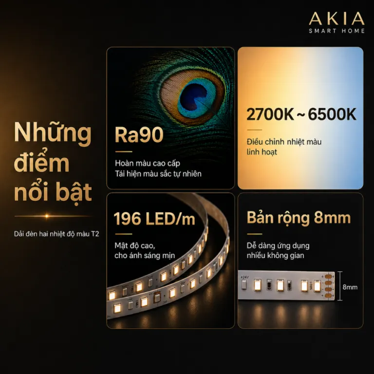 Đèn dây LED Aqara T2 Dual Color Temperature | AKIA
