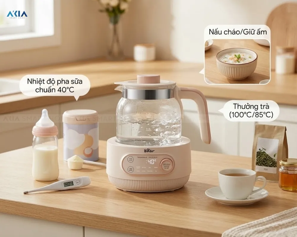 Máy Hâm Sữa Bear Ww-4H12M 12 Máy Hâm Sữa Bear Ww-4H12M - Akia Smart Home