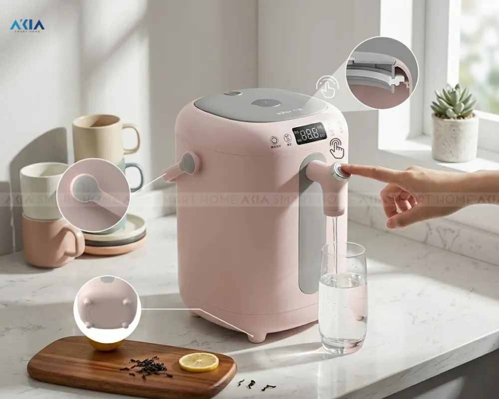 Bình Thủy Điện 3L Bear Ke-B30V1 11 Bình Thủy Điện 3L Bear Ke-B30V1 - Akia Smart Home