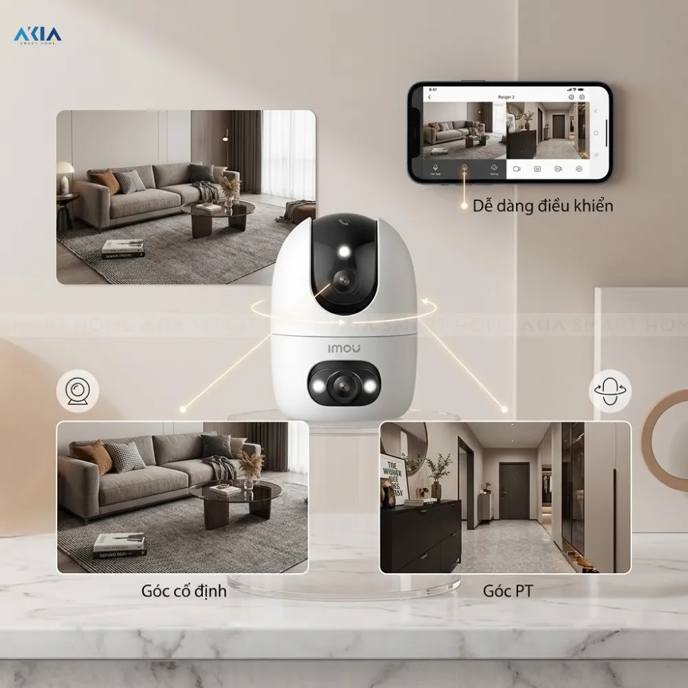 Camera 2 Mắt Kép Nghe Gọi Imou Ranger 2 Dual 9 Camera 2 Mắt Kép Nghe Gọi Imou Ranger 2 Dual - Akia Smart Home