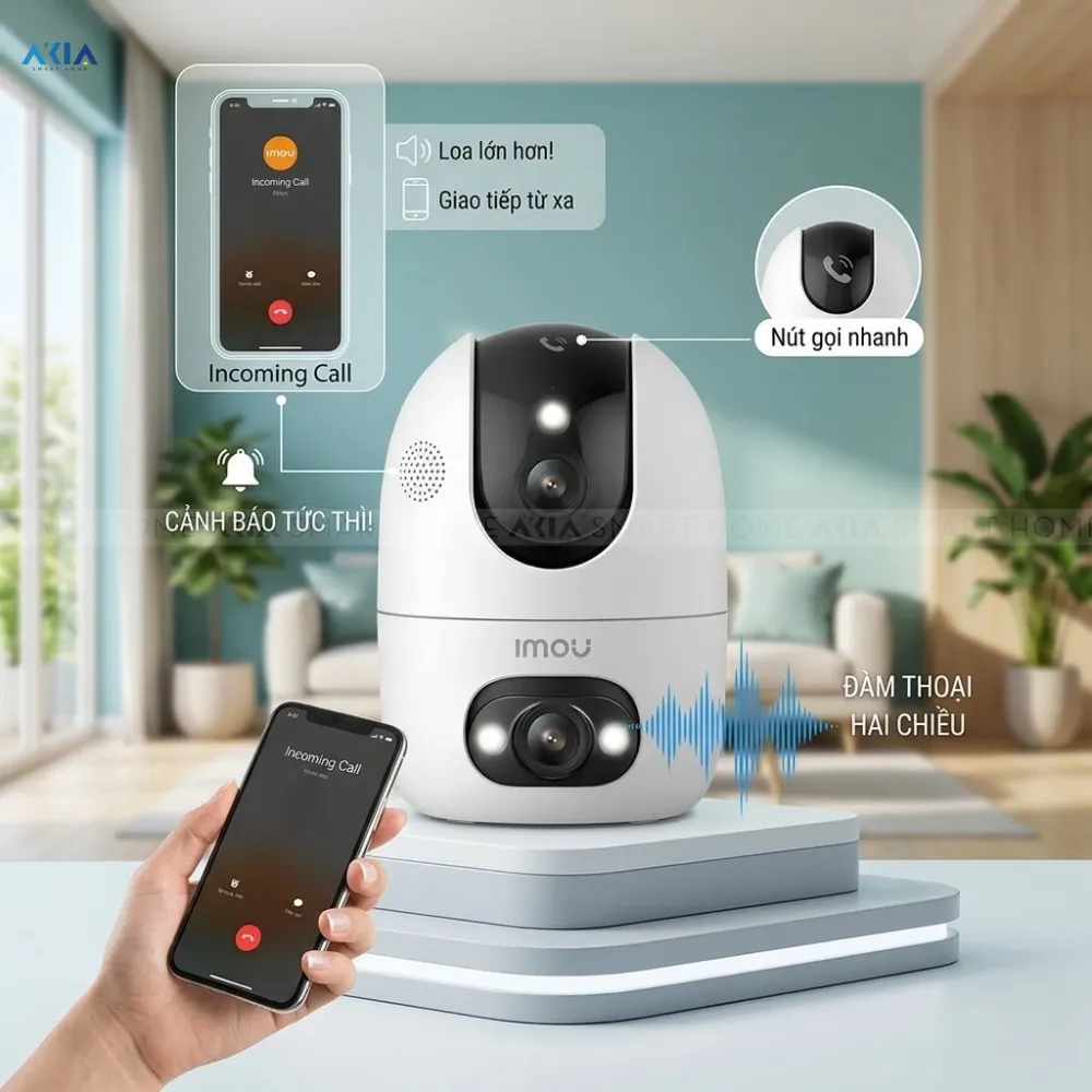 Camera 2 Mắt Kép Nghe Gọi Imou Ranger 2 Dual 11 Camera 2 Mắt Kép Nghe Gọi Imou Ranger 2 Dual - Akia Smart Home