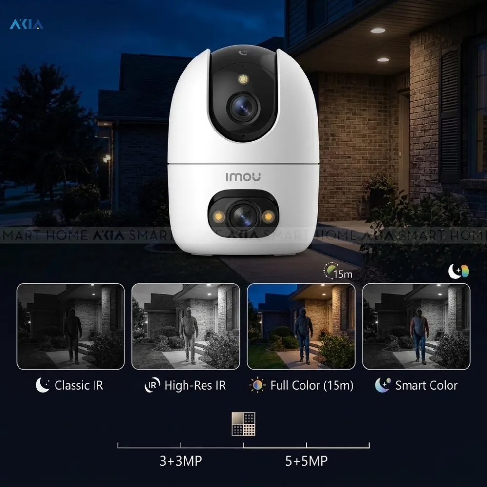 Camera 2 Mắt Kép Nghe Gọi Imou Ranger 2 Dual 12 Camera 2 Mắt Kép Nghe Gọi Imou Ranger 2 Dual - Akia Smart Home