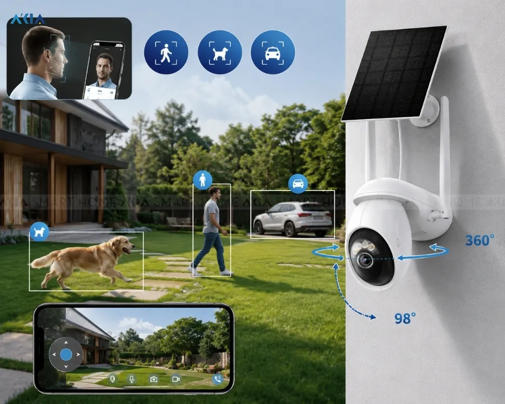 Camera Ngoài Trời Kèm Pin Tapo C665G Kit 10 Camera Ngoài Trời Kèm Pin Tapo C665G Kit - Akia Smart Home