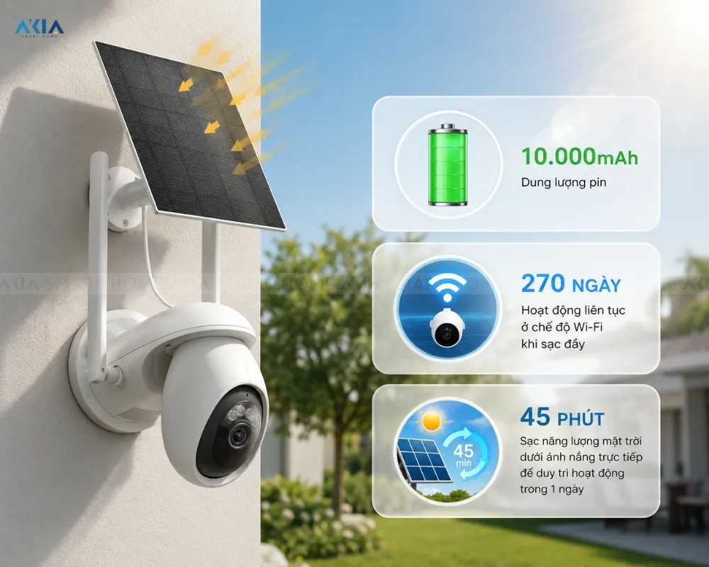 Camera Ngoài Trời Kèm Pin Tapo C665G Kit 11 Camera Ngoài Trời Kèm Pin Tapo C665G Kit - Akia Smart Home
