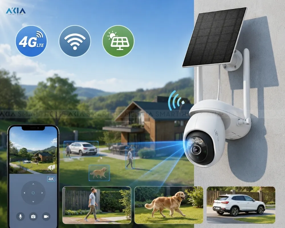 Camera Ngoài Trời Kèm Pin Tapo C665G Kit 7 Camera Ngoài Trời Kèm Pin Tapo C665G Kit - Akia Smart Home