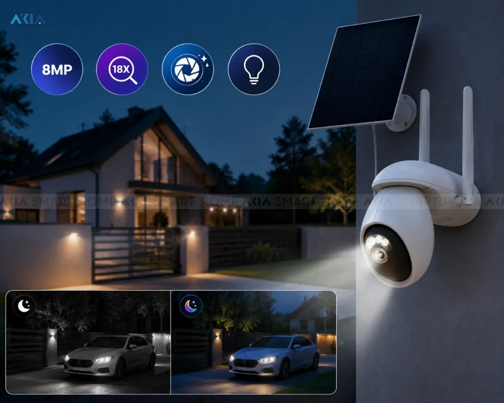 Camera Ngoài Trời Kèm Pin Tapo C665G Kit 9 Camera Ngoài Trời Kèm Pin Tapo C665G Kit - Akia Smart Home