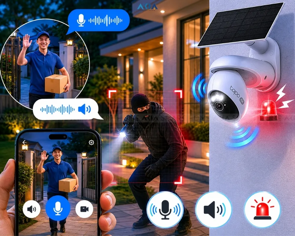 Camera Ngoài Trời Tapo C660 Kit - Kèm Pin Năng Lượng Mặt Trời 19 Camera Ngoài Trời Tapo C660 Kit – Camera An Ninh 4K Xoay Quét, Pin &Amp; Năng Lượng Mặt Trời - Akia Smart Home