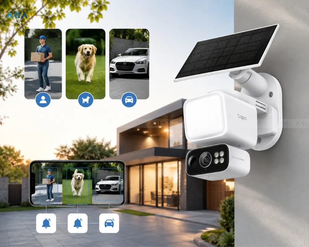 Camera Ngoài Trời Xoay 360 Tapo C615F Kit 10 Camera Ngoài Trời Xoay 360 Tapo C615F Kit - Akia Smart Home
