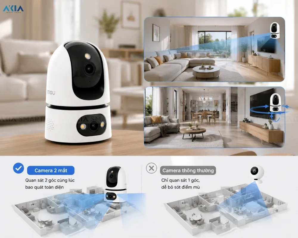 Camera Wifi Imou 2 Mắt Ranger Dual Pro 10Mp 15 Camera Wifi Imou 2 Mắt Ranger Dual Pro 10Mp - Akia Smart Home