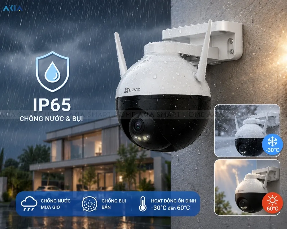 Camera Wifi Ezviz C8W 4Mp - 4Mp Có Màu Ban Đêm 16 Camera Wifi Ip Quay Quét Ezviz C8W 4Mp - Akia Smart Home