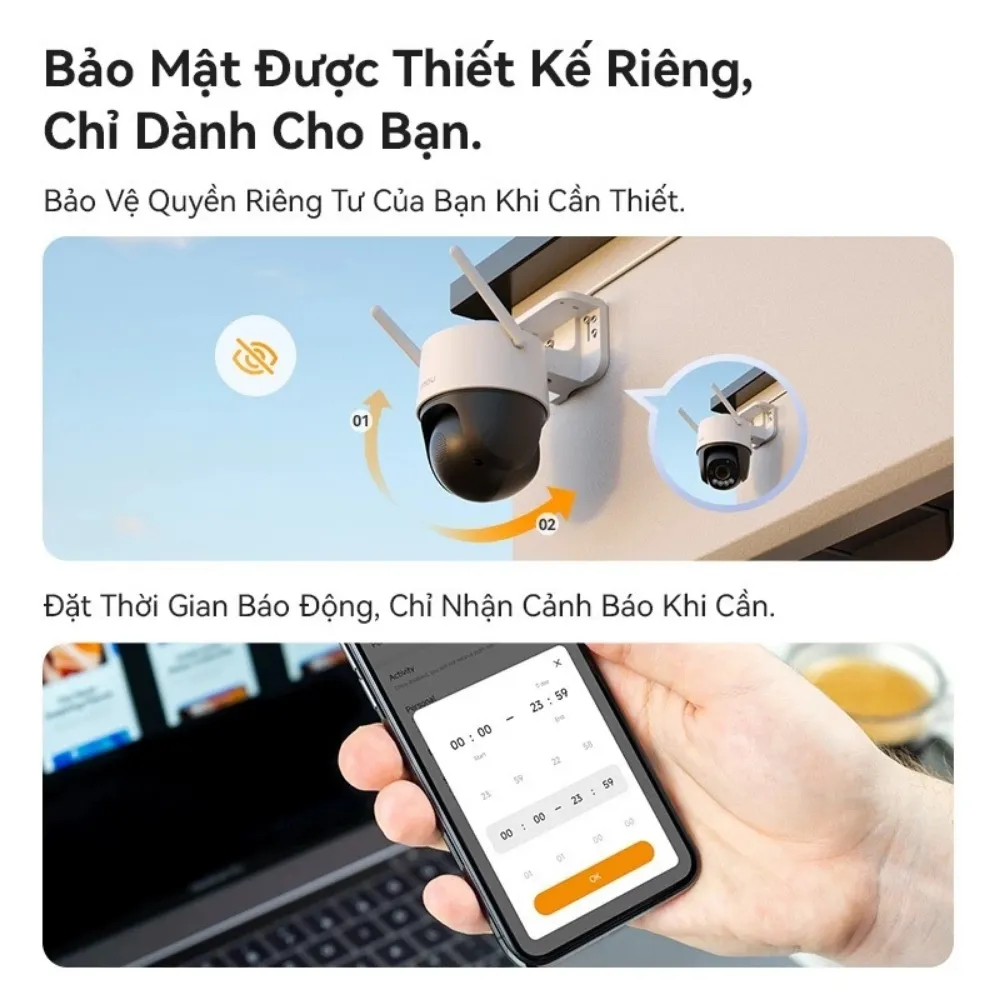 Camera Wifi Ngoài Trời Imou Cruiser Sc 8Mp 4K Ipc-K7Fp-8V0N 11 Camera Wifi Ngoài Trời Imou Cruiser Sc 8Mp 4K - Akia Smart Home