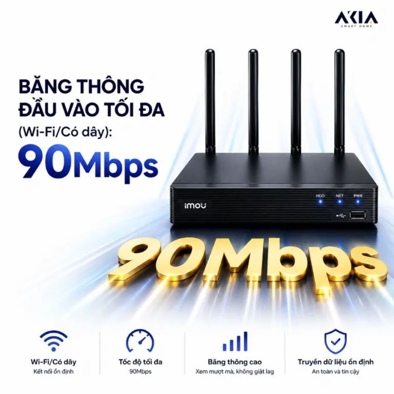 Đầu ghi Wifi 10 kênh IMOU NVR-N110W-8A0E | AKIA