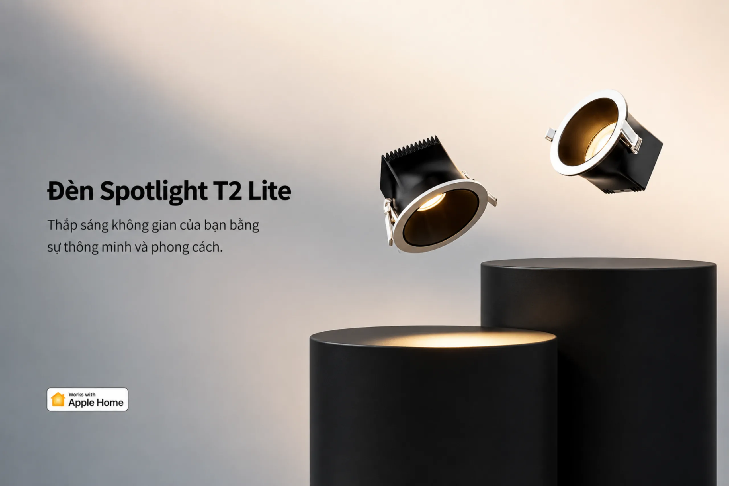 Đèn Âm Trần Downlight Aqara T2 Lite 20 Đèn Âm Trần Downlight Aqara T2 Lite - Akia Smart Home