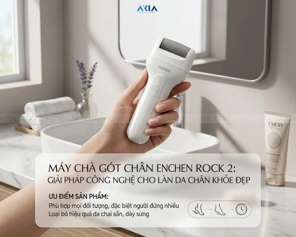 Máy Chà Gót Chân Enchen Rock 2 12 Máy Chà Gót Chân Enchen Rock 2 - Akia Smart Home